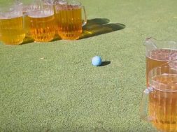 golf beer pong